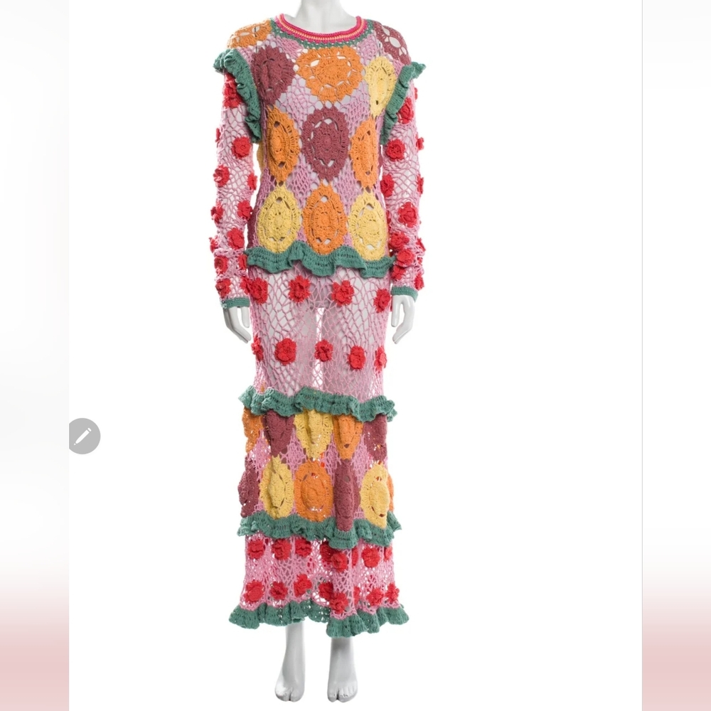 CeliaB Crochet Maxi Dress - Picture 12 of 16